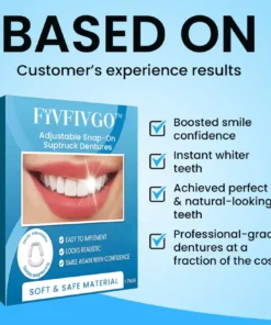 Fivfivgo™ Adjustable Snap-On Dentures