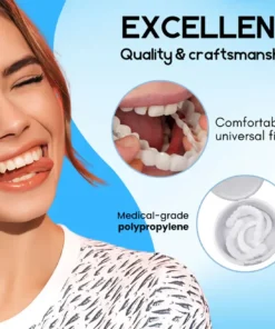 Fivfivgo™ Adjustable Snap-On Dentures