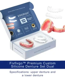 Fivfivgo™ Premium Custom Silicone Denture Set Dual