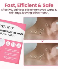 Fivfivgo® Painless Micro Wart Removal Patch