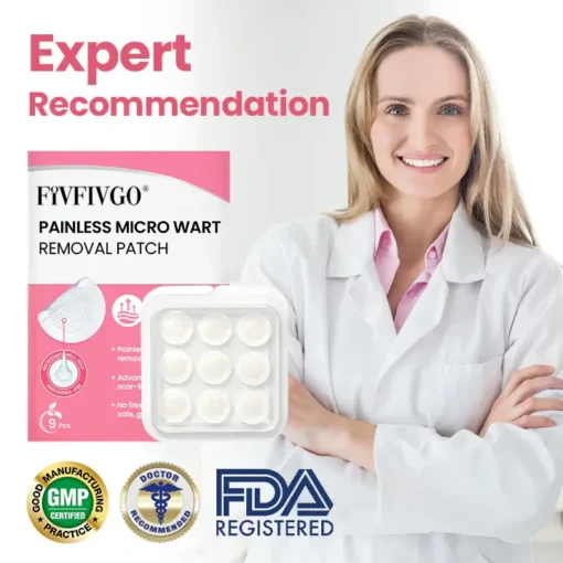 Fivfivgo® Painless Micro Wart Removal Patch