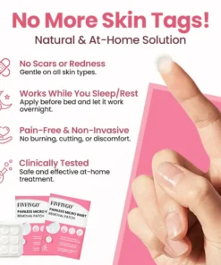 Fivfivgo® Painless Micro Wart Removal Patch