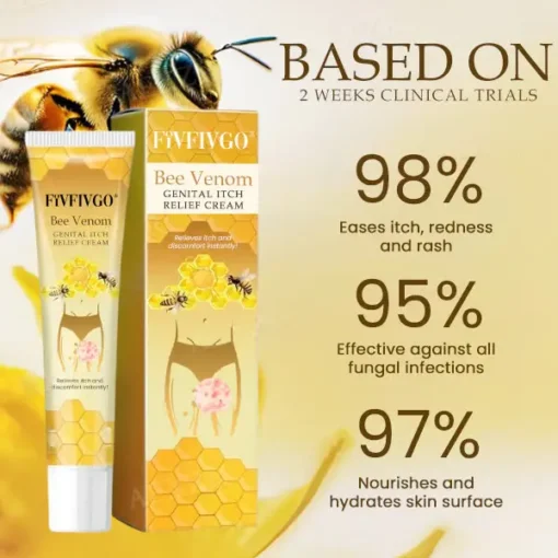 Fivfivgo® Bee Venom Genital Itch Relief Cream