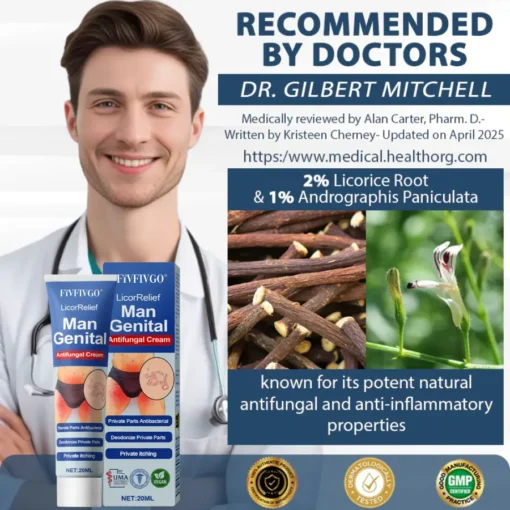 Fivfivgo® LicorRelief Man Genital Antifungal Cream
