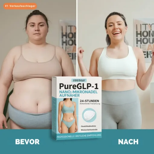 Fivfivgo® PureGLP-1 Nano Mikronadel-Aufnäher