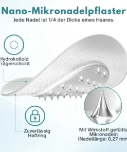 Fivfivgo® PureGLP-1 Nano Mikronadel-Aufnäher