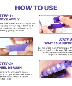 Fivfivgo® Purple Whitening Teeth Strips