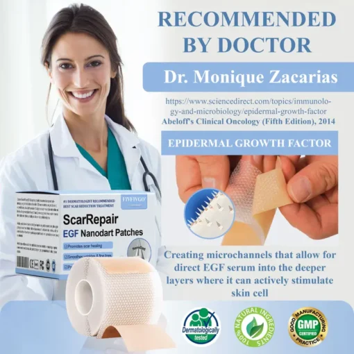 Fivfivgo® ScarRepair EGF Nanodart Patches
