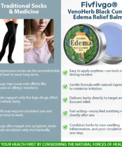 Fivfivgo® VenoHerb Black Cumin Edema Relief Balm