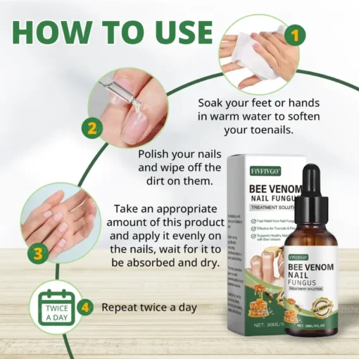 Fivfivgo® Bee Venom Nail Fungus Treatment Solution