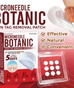 Fivfivgo® MicroNeedle Botanic Skin Tag Removal Patch