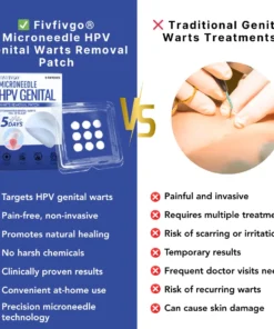 Fivfivgo® Microneedle HPV Genital Warts Removal Patch