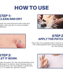 Fivfivgo® Microneedle HPV Genital Warts Removal Patch