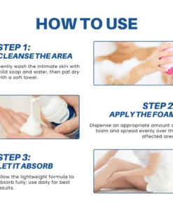 Fivfivgo® Advanced HPV & Rash Relief Genital Foam