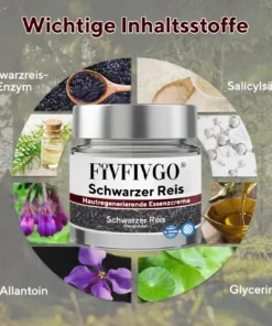 Fivfivgo® Schwarzer Reis Hautregenerierende Essenzcreme