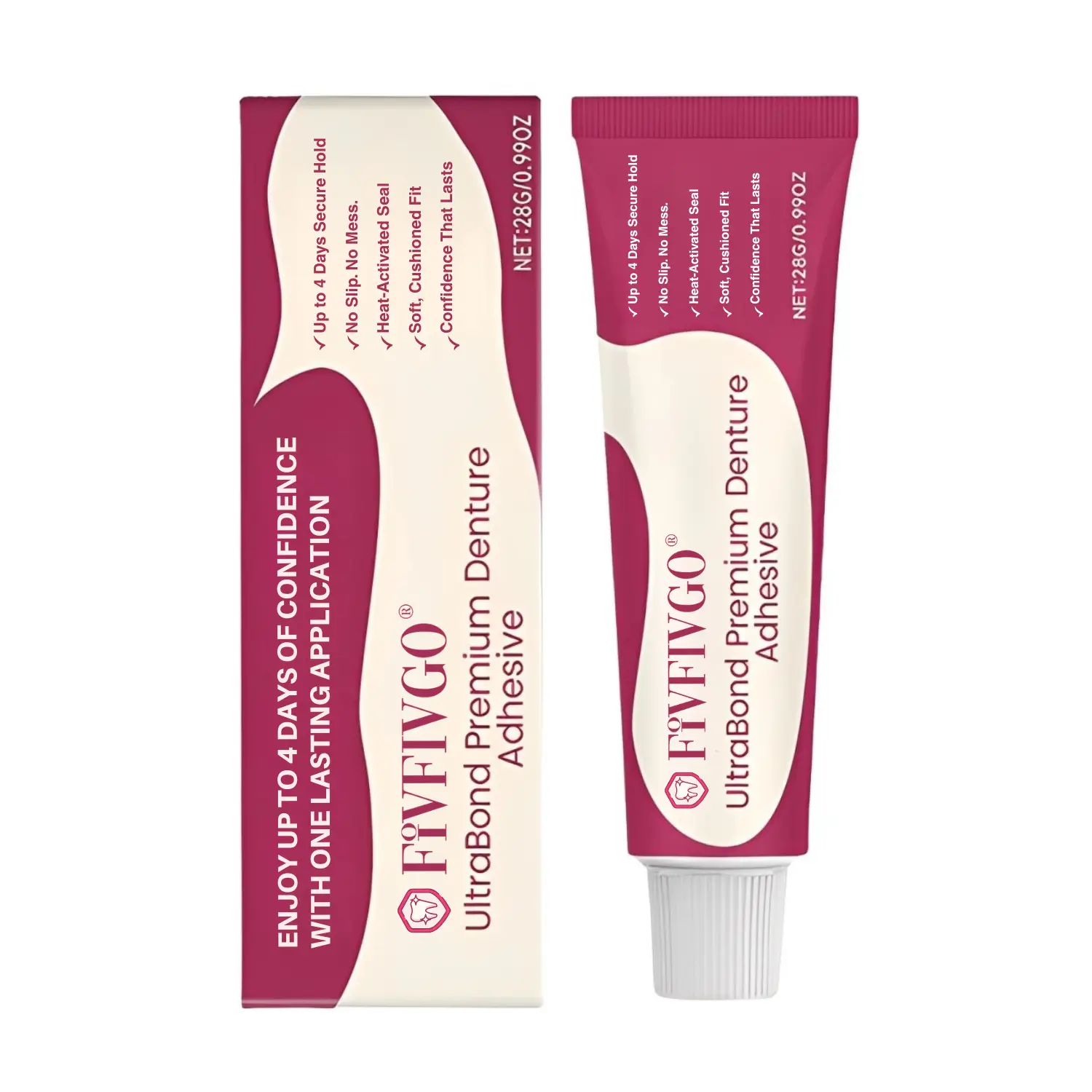 Fivfivgo® UltraBond Premium Denture Adhesive