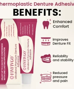 Fivfivgo® UltraBond Premium Denture Adhesive