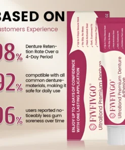 Fivfivgo® UltraBond Premium Denture Adhesive